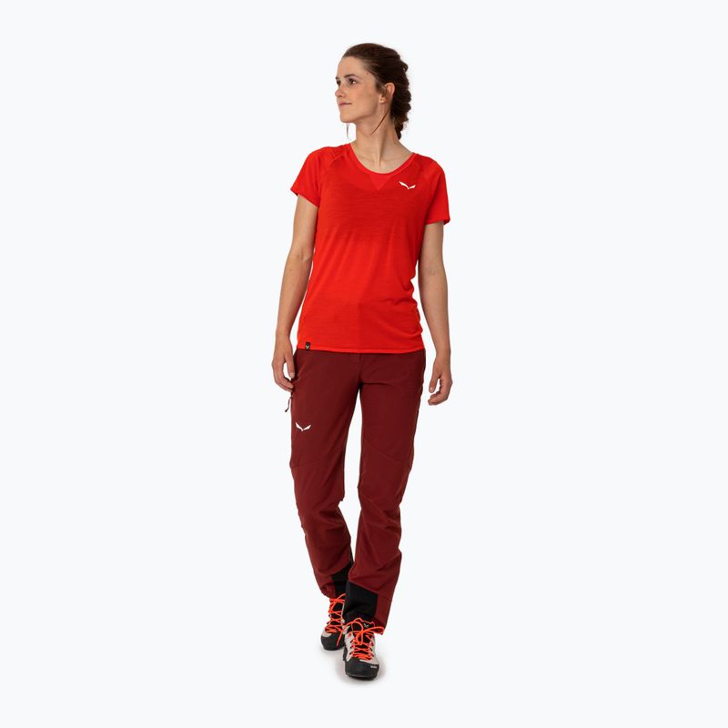 Salewa women's Agner AM flame T-shirt 2