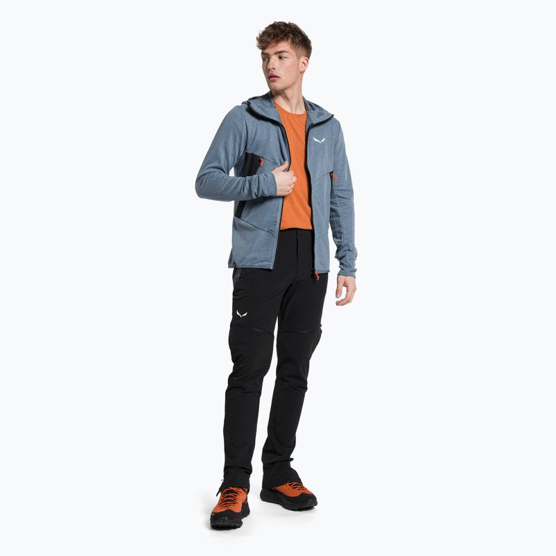 Salewa men's trekking sweatshirt Lavaredo Hemp Hooded blue 00-0000028237 2