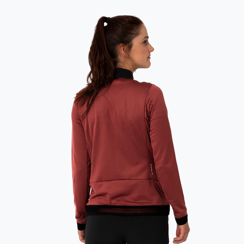 Women's trekking sweatshirt Salewa Pedroc PL 2 syrah 3