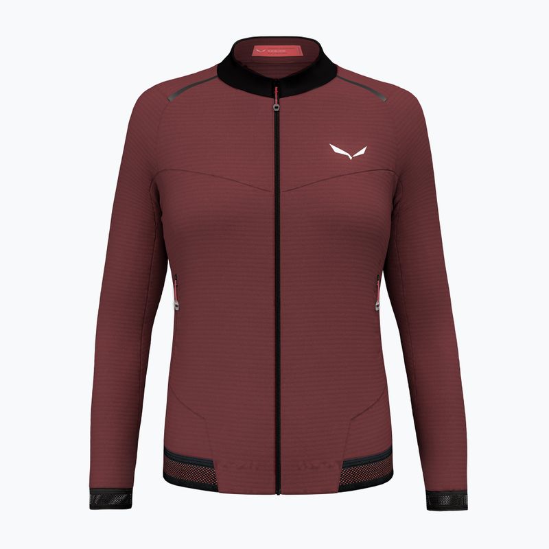 Women's trekking sweatshirt Salewa Pedroc PL 2 syrah 4