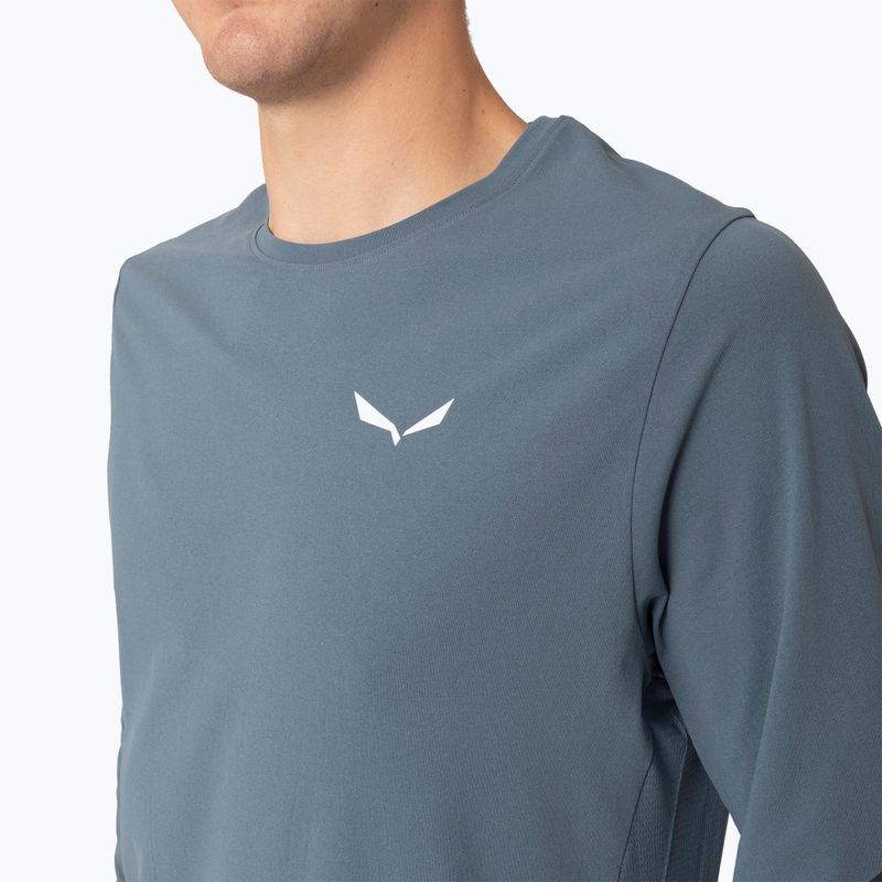 Men's Salewa Pedroc Dry java blue longsleeve 5