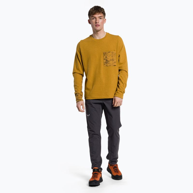 Salewa men's trekking sweatshirt Lavaredo Hemp Pullover brown 00-0000028547 2