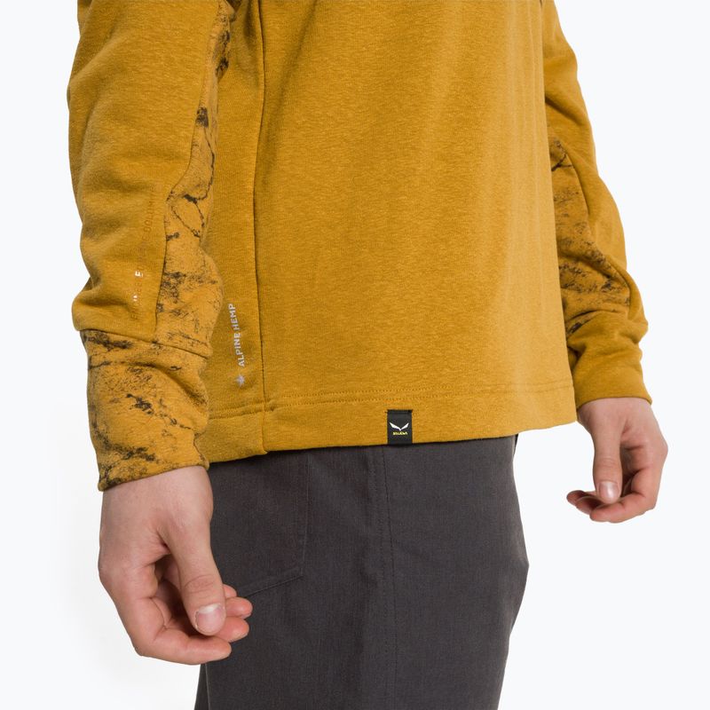 Salewa men's trekking sweatshirt Lavaredo Hemp Pullover brown 00-0000028547 4