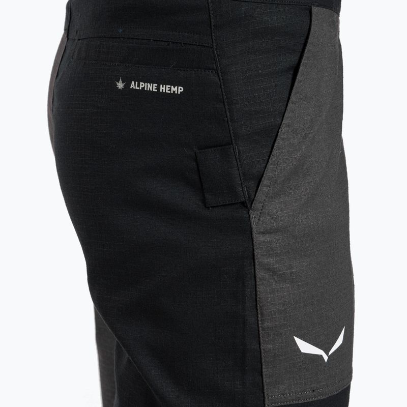 Salewa Lavaredo Hemp Ripstop men's climbing shorts black 00-0000028552 4