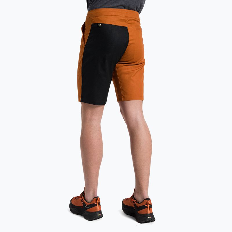 Salewa men's climbing shorts Lavaredo Hemp Ripstop brown 00-0000028552 3