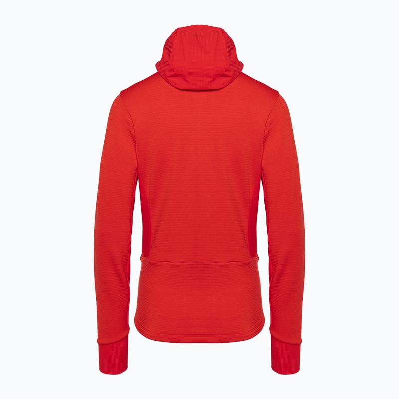 Salewa women's trekking sweatshirt Agner Polarlite Hooded red 00-0000028558 2