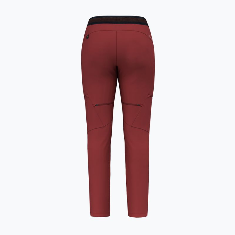 Women's trekking trousers Salewa Pedroc 2 DST 2/1 maroon 00-0000028588 10