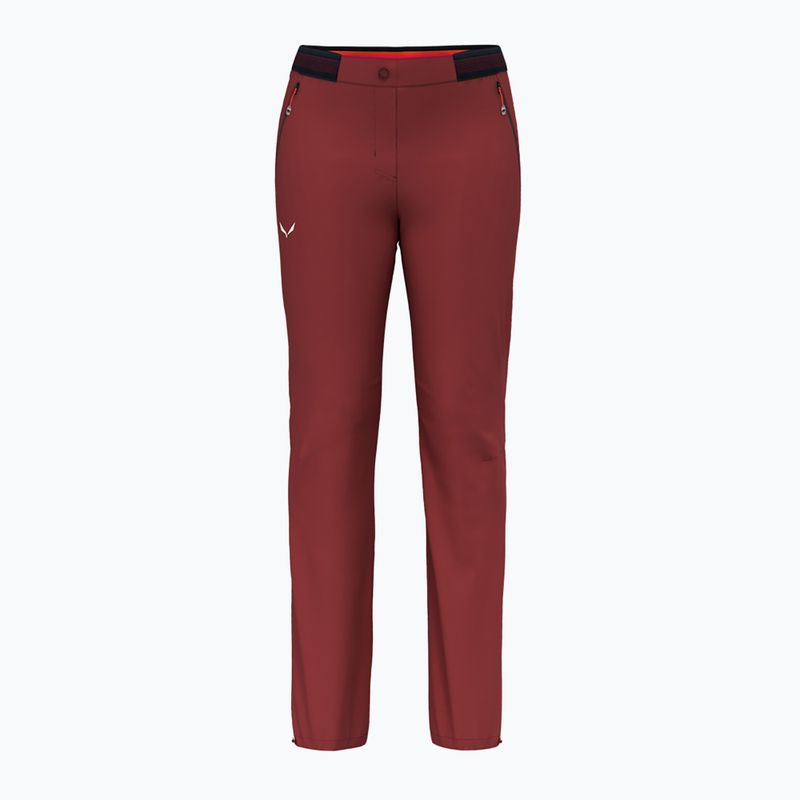 Women's trekking trousers Salewa Pedroc 4 DST burgundy 00-0000028594 6