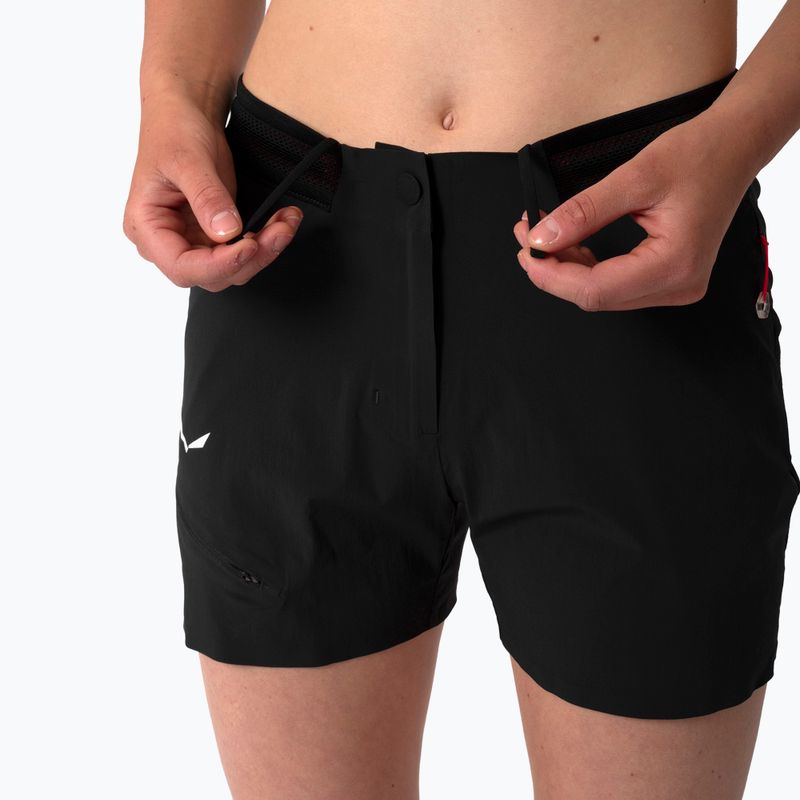 Women's trekking shorts Salewa Pedroc Pro Dst Cargo black out 4