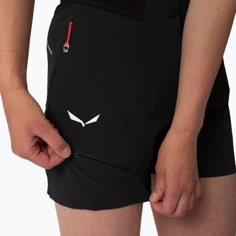Women's trekking shorts Salewa Pedroc Pro Dst Cargo black out 5