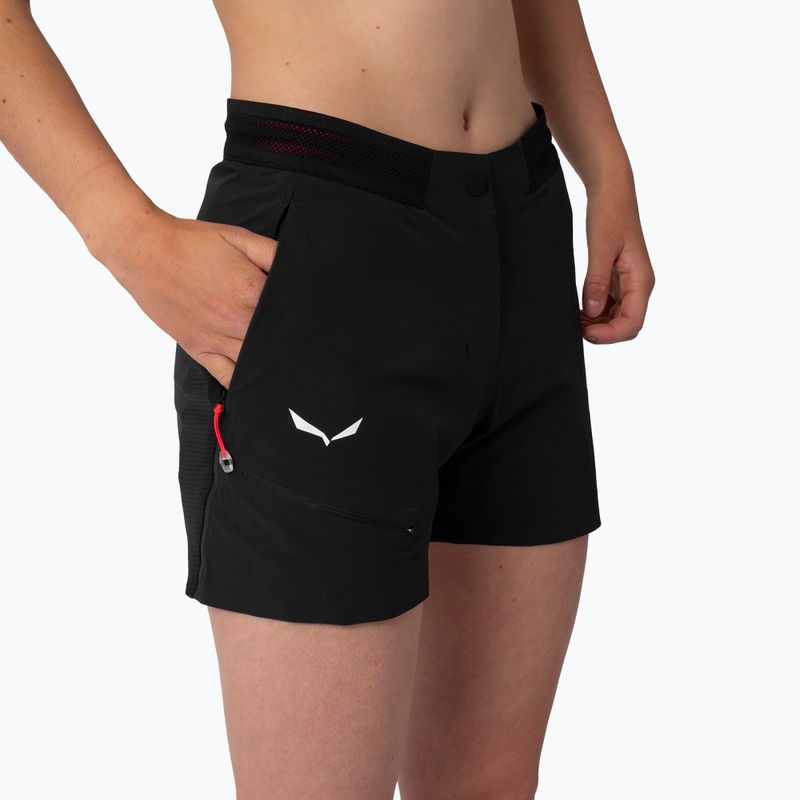 Women's trekking shorts Salewa Pedroc Pro Dst Cargo black out 6