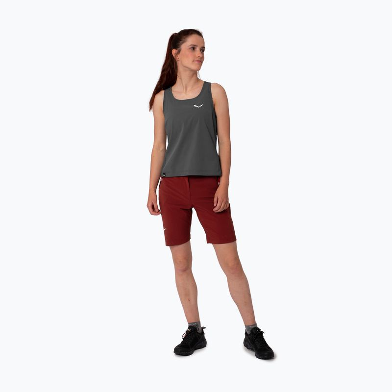 Women's trekking shorts Salewa Pedroc DST red 00-0000028602 3