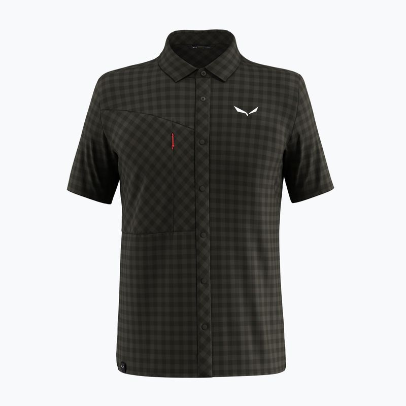 Men's Salewa Puez Dry S/S shirt dark olive 5