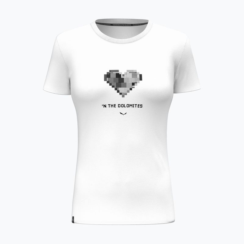 Salewa Pure Heart Dry women's T-shirt white