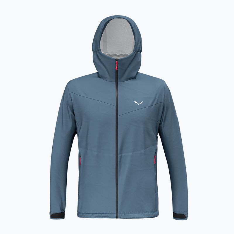 Salewa men's rain jacket Puez Aqua 4 PTX 2.5L java blue