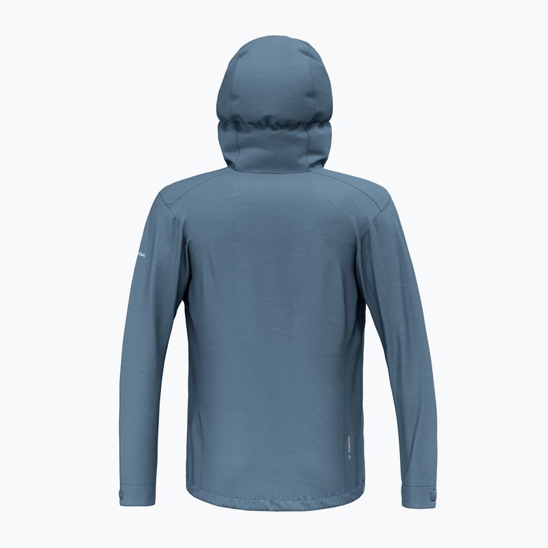 Salewa men's rain jacket Puez Aqua 4 PTX 2.5L java blue 2