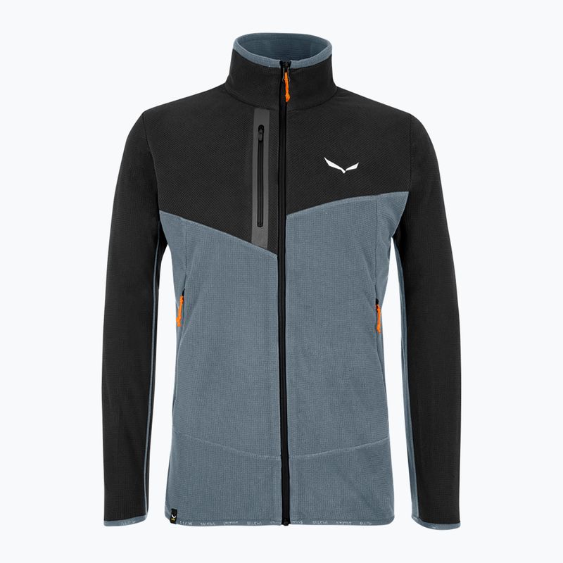 Men's Salewa Paganella PL blue-grey fleece sweatshirt 00-0000027924 4