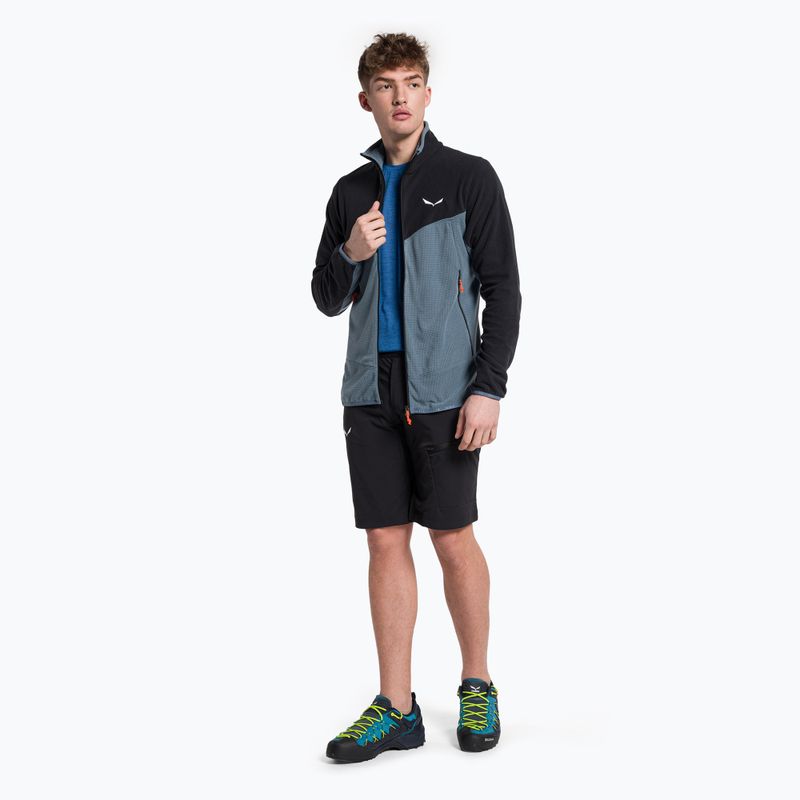 Men's Salewa Paganella PL blue-grey fleece sweatshirt 00-0000027924 2