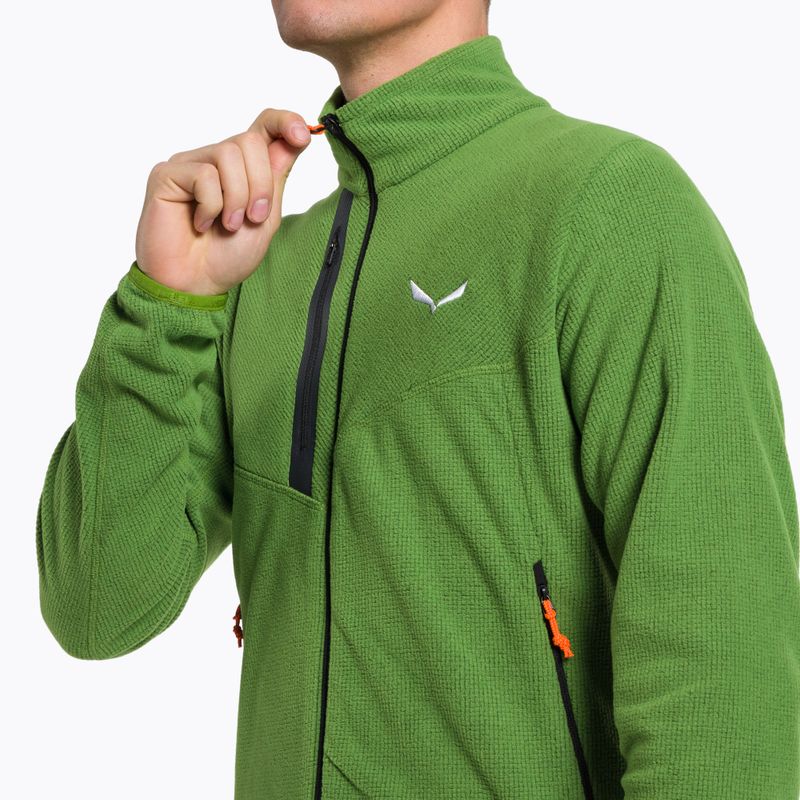 Men's Salewa Paganella EN fleece sweatshirt green 00-0000027924 4