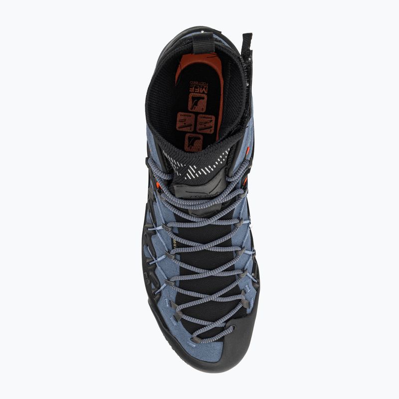 Salewa men's Wildfire Edge Mid GTX approach shoe black-blue 00-0000061350 6