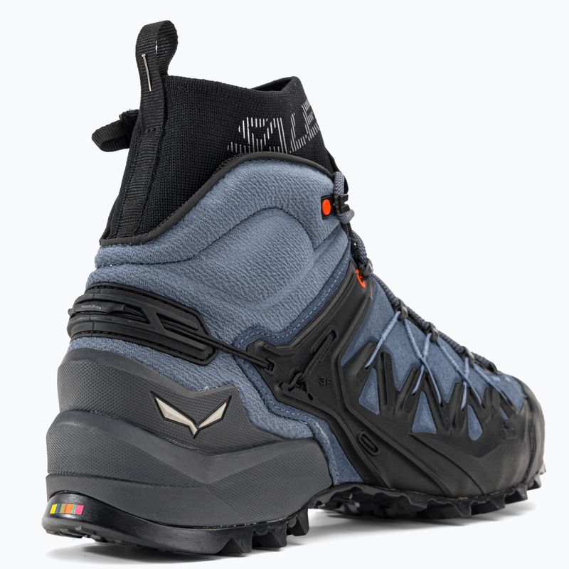 Salewa men's Wildfire Edge Mid GTX approach shoe black-blue 00-0000061350 9