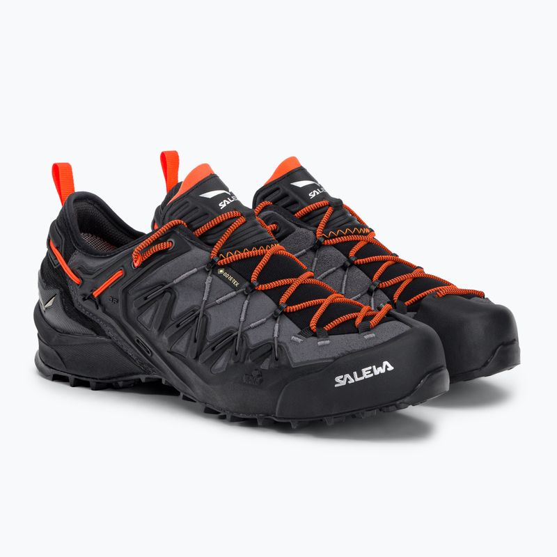 Salewa men's Wildfire Edge GTX approach shoe grey-black 00-0000061375 4