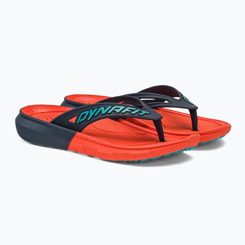 DYNAFIT Podium orange and navy blue flip flops 08-0000064074 4