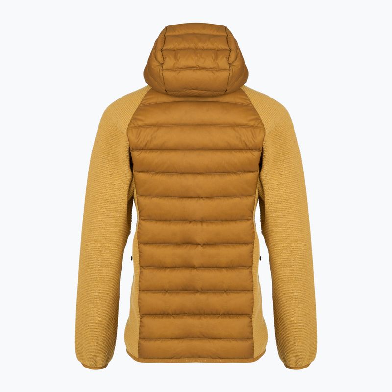 Salewa Fanes Sarner/Rds Dwn Hyb golden brown women's hybrid jacket 2