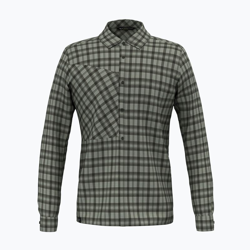 Men's Salewa Fanes Flannel 5PL shirt shadow/dark olive