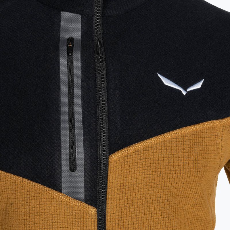 Men's Salewa Paganella EN fleece sweatshirt golden brown 3