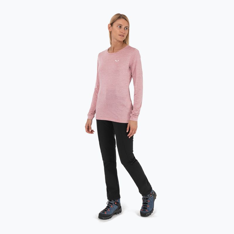 Women's trekking trousers Salewa Terminal DST black out 2