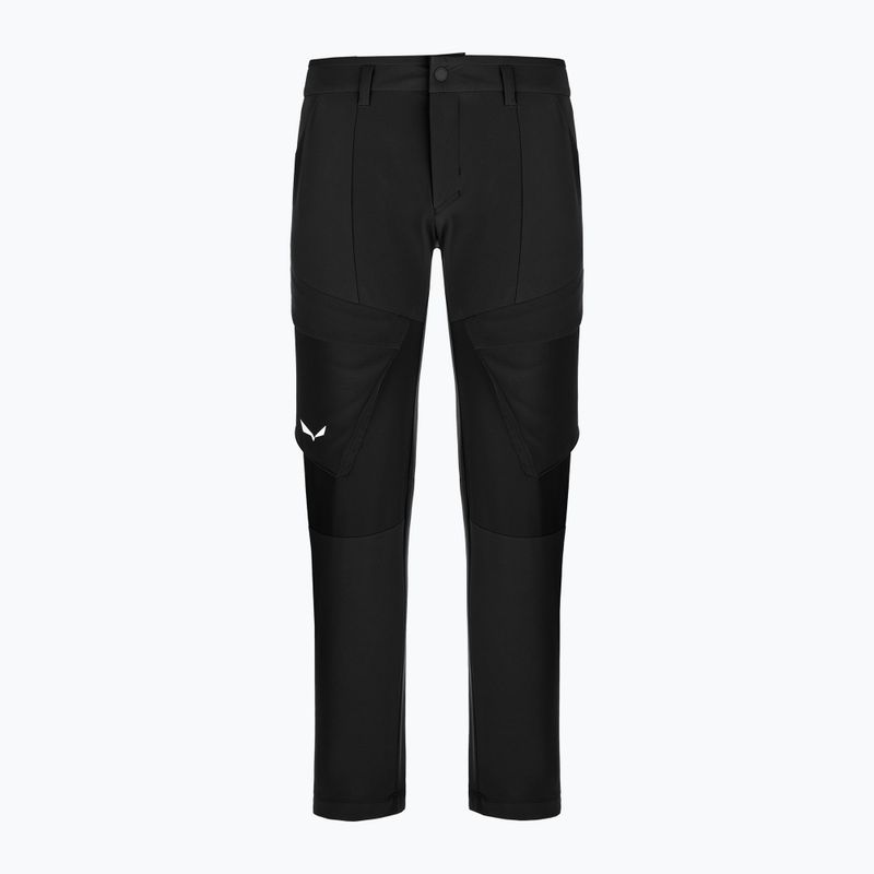 Men's softshell trousers Salewa Puez DST Warm Cargo black out