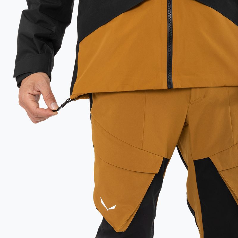 Salewa Puez GTX 2L men's rain jacket golden brown 9