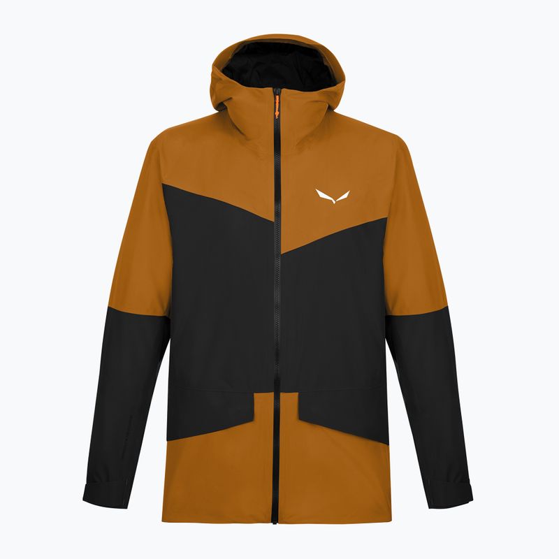 Salewa Puez GTX 2L men's rain jacket golden brown 10