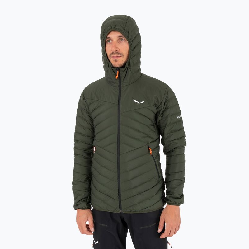 Men's Salewa Brenta Rds Dwn down jacket dark olive 4