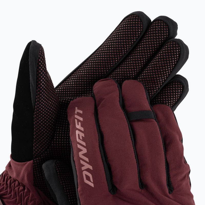 DYNAFIT Ski Gloves Mercury DST burgundy 8