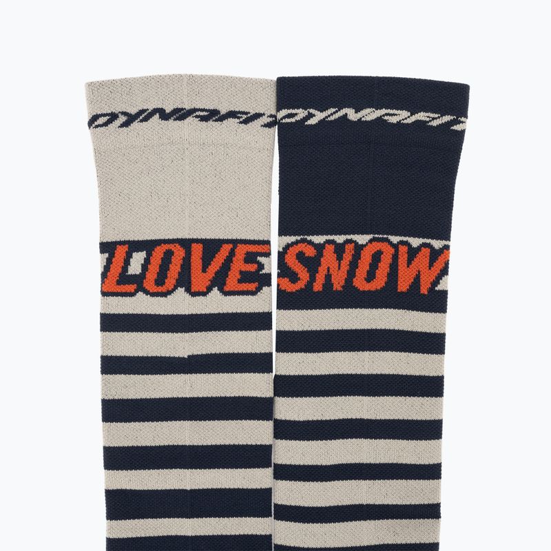 DYNAFIT FT Graphic ski socks royal khaki/snow 7