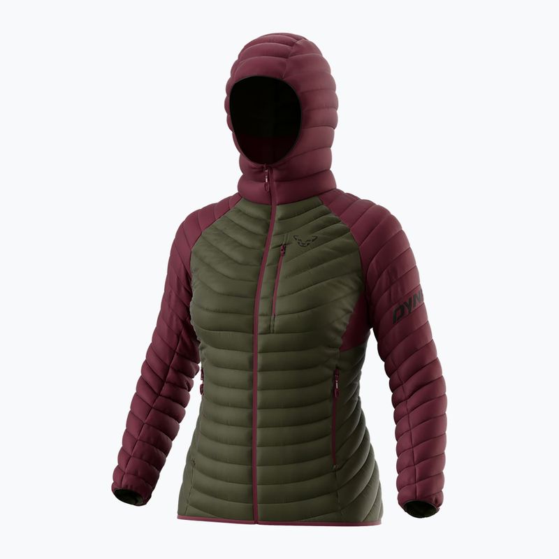 Women's DYNAFIT Skydiving Jacket Radical Dwn RDS Hood burgundy 8