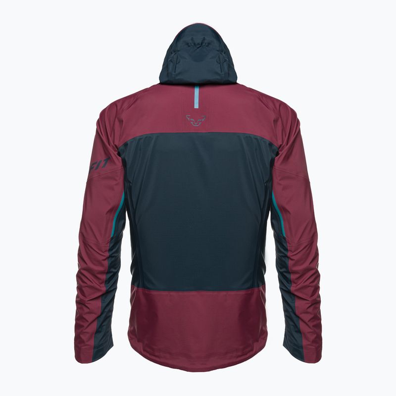 Men's DYNAFIT Radical 2 GTX skit jacket burgundy 5