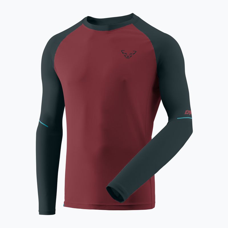 Men's DYNAFIT Alpine Pro burgundy running longsleeve 3