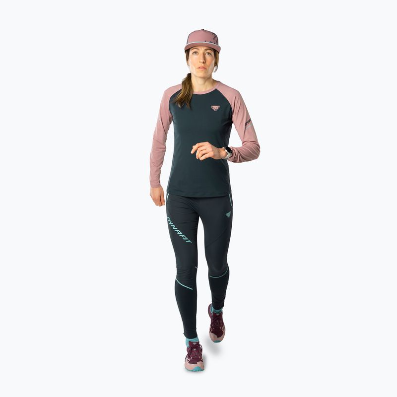 Women's DYNAFIT Alpine Pro bluberry mokarosa running longsleeve 2