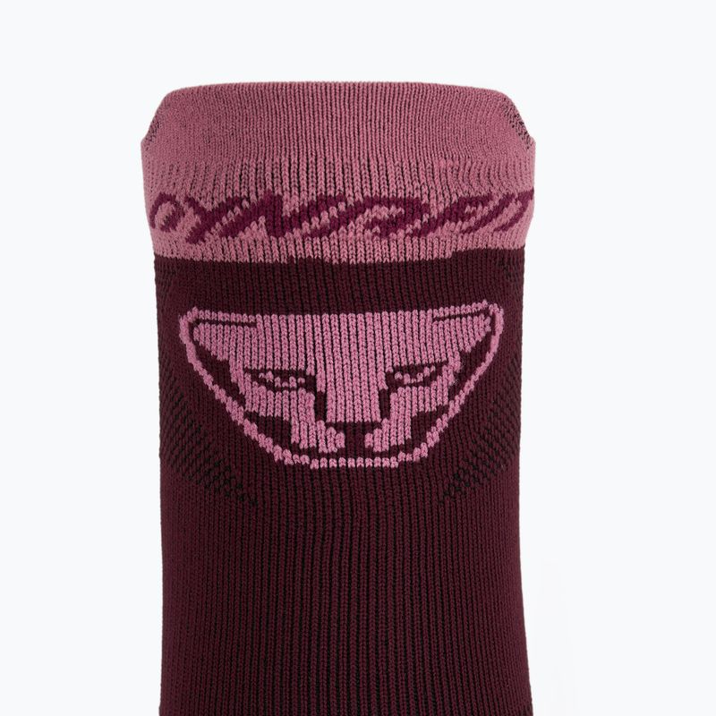 DYNAFIT Transalper burgundy running socks 4