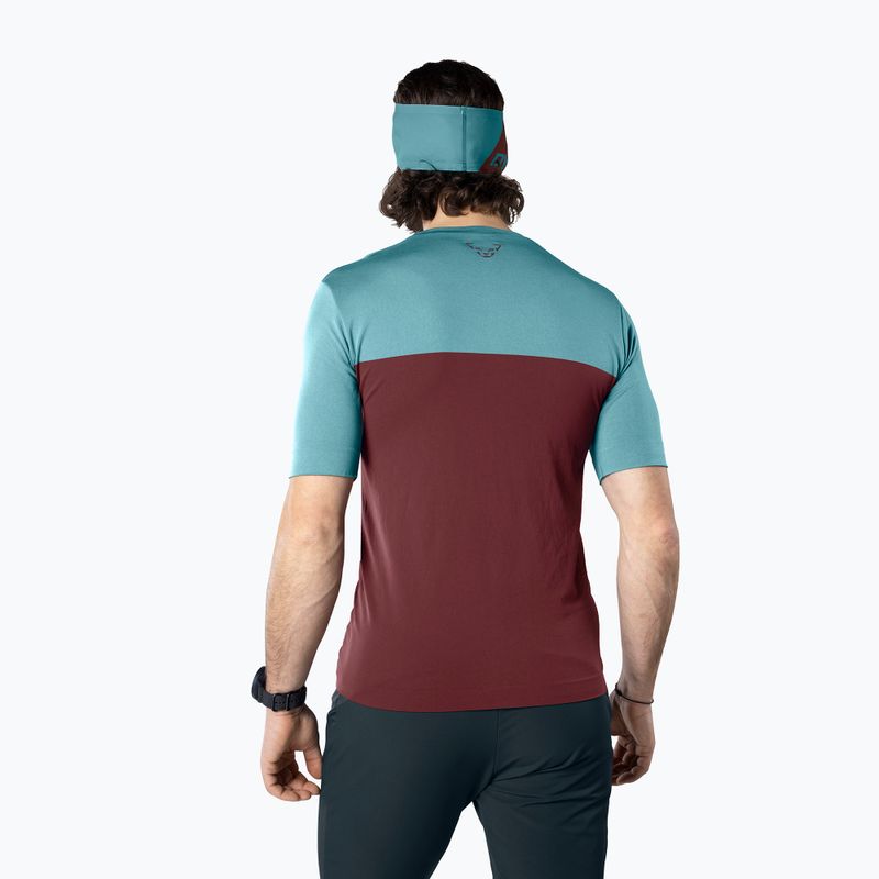 DYNAFIT Traverse S-Tech men's trekking shirt burgundy 3