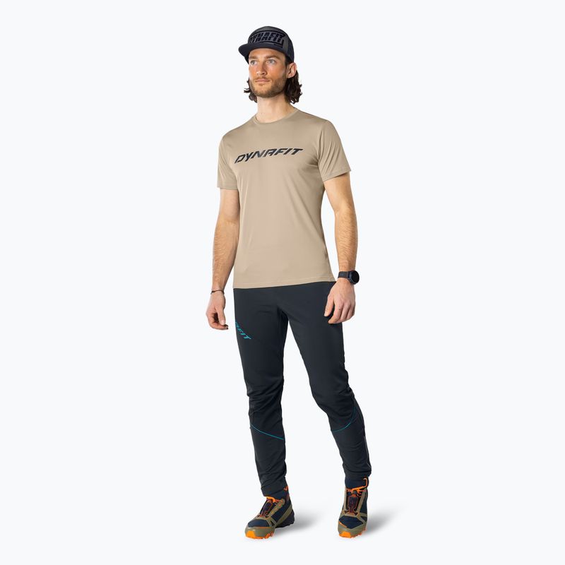 Men's DYNAFIT Traverse 2 rock khaki trekking shirt 2