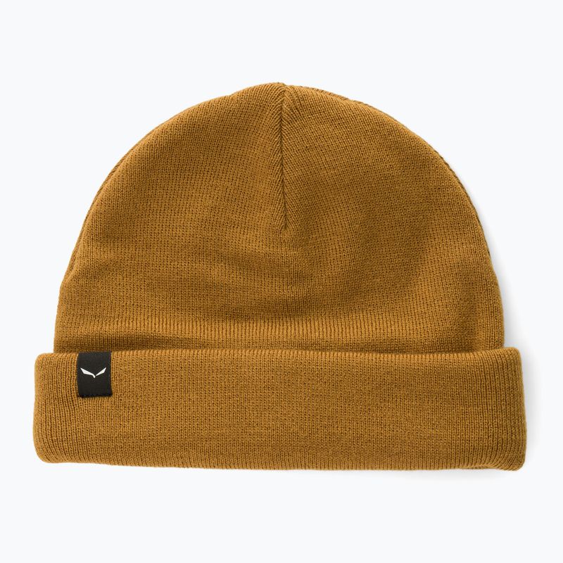 Salewa Puez Am Beanie winter hat golden brown 5