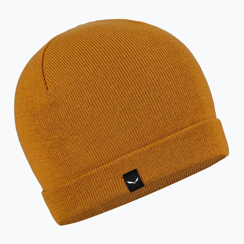 Salewa Puez Am Beanie winter hat golden brown 6