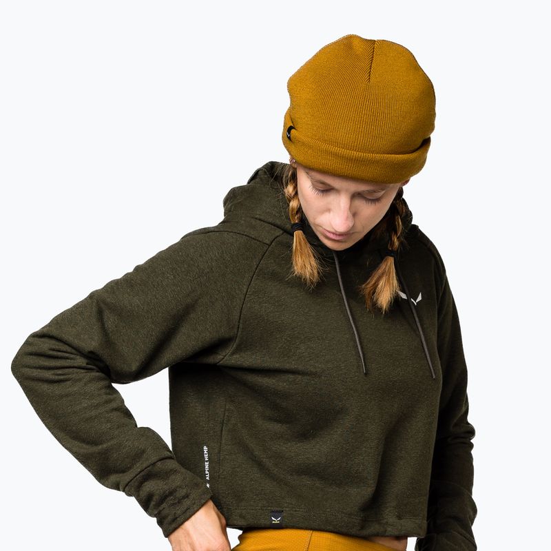 Salewa Puez Am Beanie winter hat golden brown 7