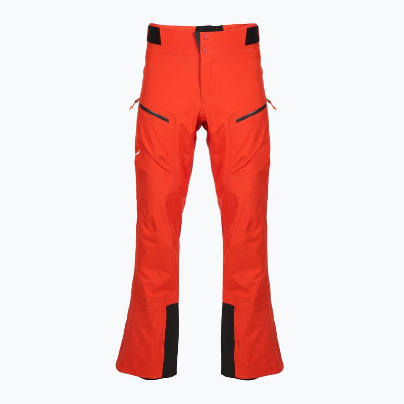 Men's Salewa Sella 3L PTX flame ski trousers