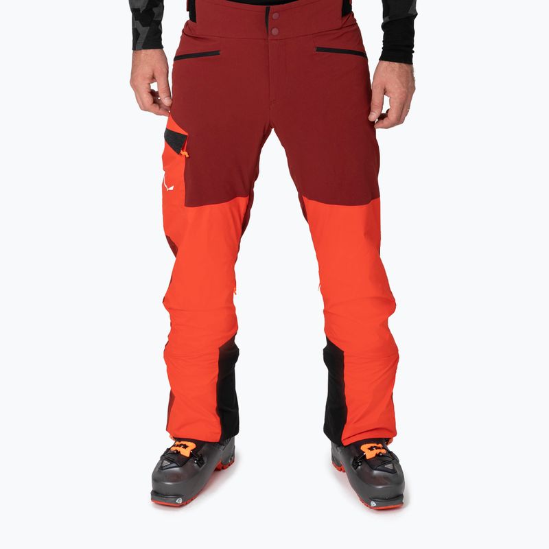 Men's Salewa Sella Dst Hyb syrah ski trousers 2