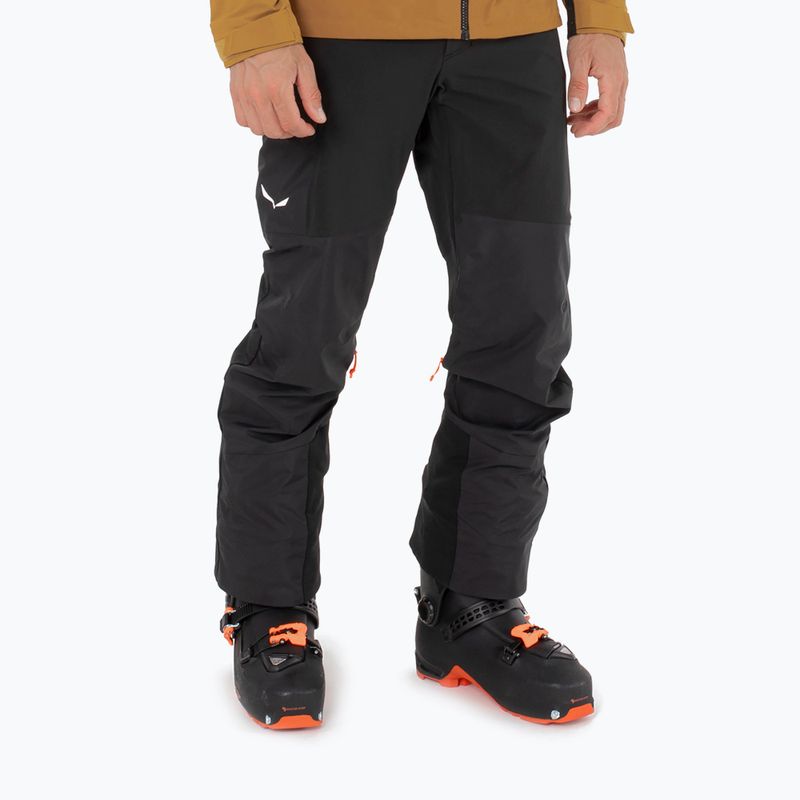 Men's Salewa Sella Dst Hyb ski trousers black out 2